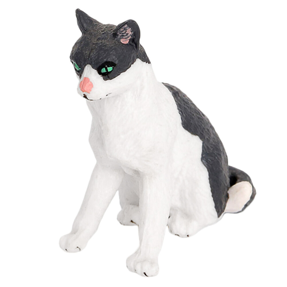 Cupcake Topper Cat Toy Miniature Cat Figurine Cat Figures Animals Figures Toys-image