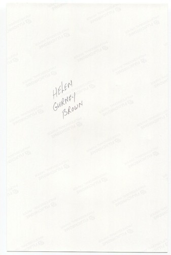 Helen Gurley Brown Signed 6.5x10 Photo Vintage Autographed Signature Cosmo - Picture 2 of 2