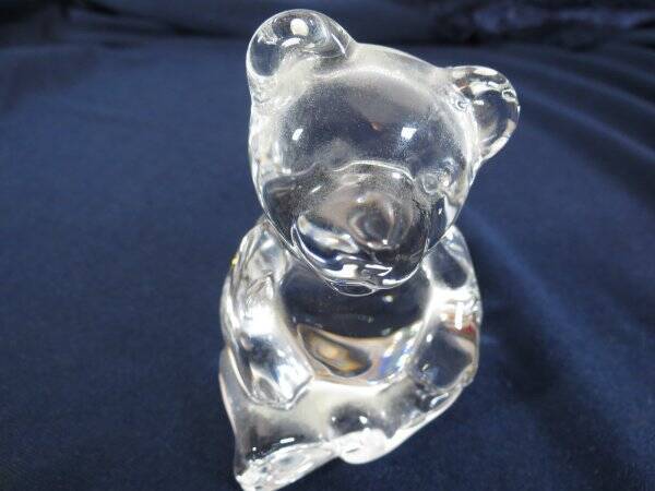Princess House Pets 24% Lead Crystal Bear Paperweight Figurine