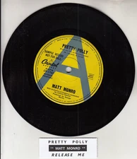 MATT MONRO  Pretty Polly 7" 45 rpm vinyl record NEW RARE! + juke box title strip