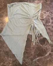 Kawaii super cute Coquette Fairy Grunge Top Asymmetrical Princess Whimsical L