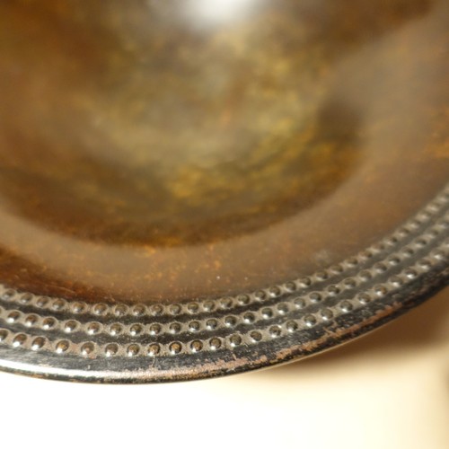 Laura Ashley Home Decorative Metal Bronzed Pedestal Bowl #2 - Picture 4 of 9
