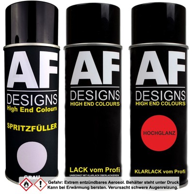 Spritzfüller Set für VOLKSWAGEN AUSTRALIA R7P ATACAMAGRAU Metallic Klarlack Spri