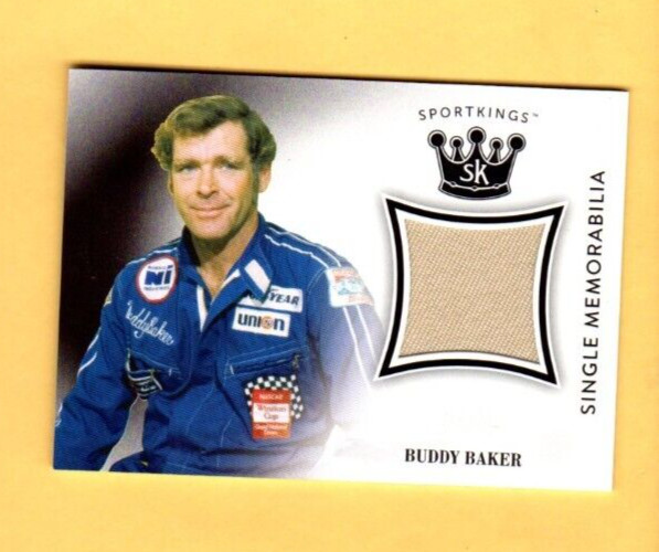 2018 Sportkings Single Memorabilia Buddy Baker #SM-BB Relic