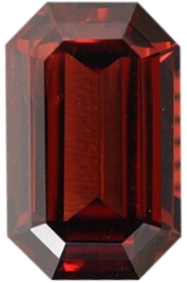 Natural Fine Deep Raspberry Plum Red Rhodolite Garnet - Emerald Cut - Madagascar