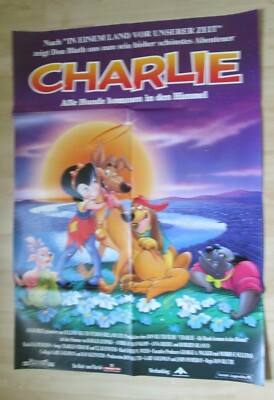 Filmplakat - Charlie Alle Hunde kommen in den Himmel ( Don Bluth ) 