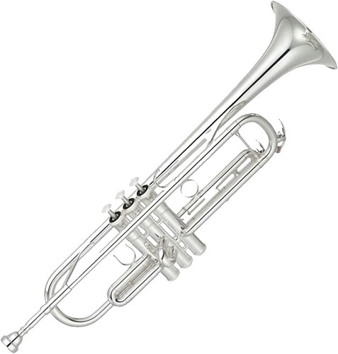 YAMAHA YTR-800GS Trumpet in Silver & Gold with Case Used from