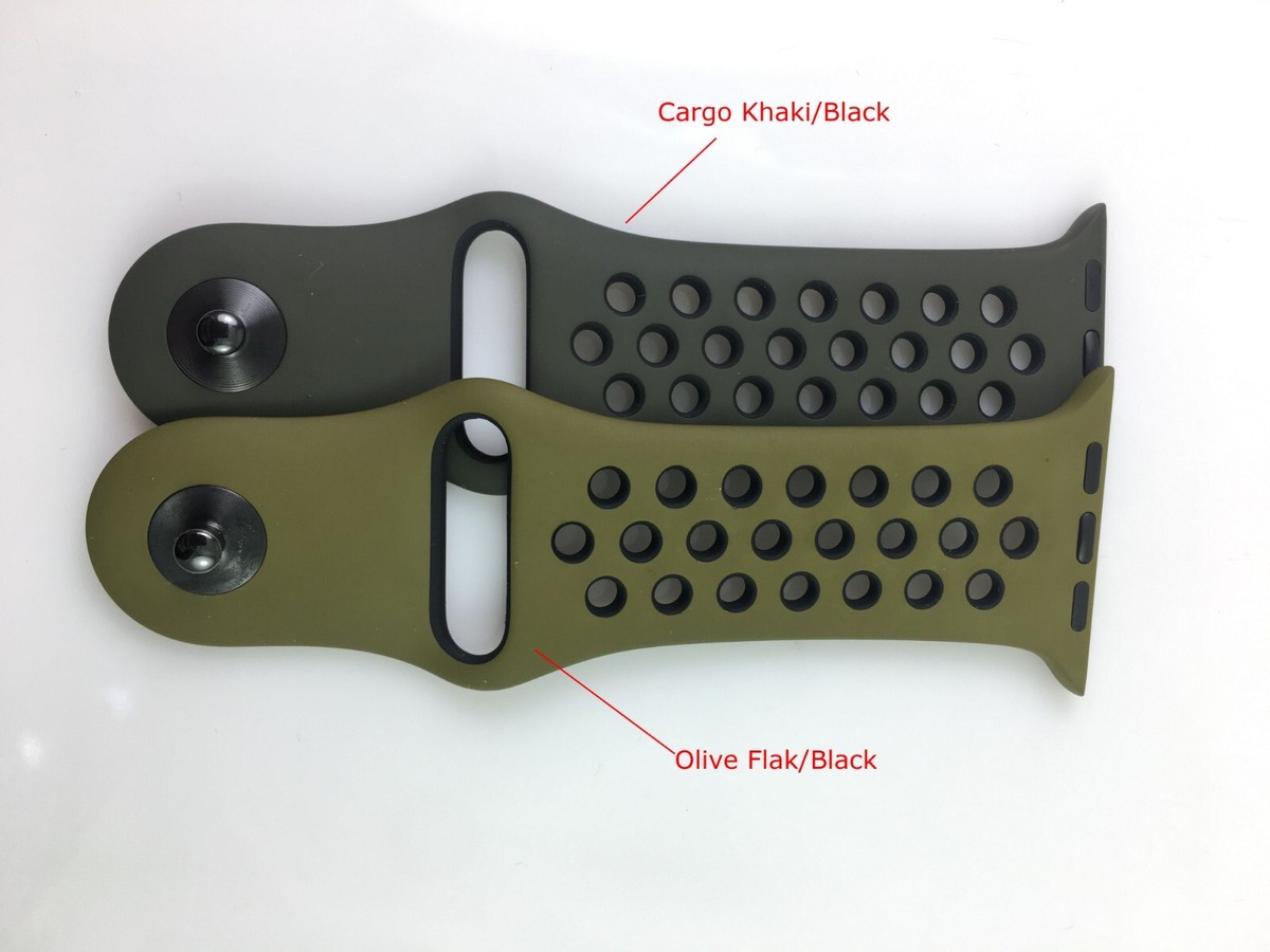 Original Apple Watch Ultra 10 Nike Sport Band 42MM 44MM 45MM Cargo  Khaki/Black - Main Image