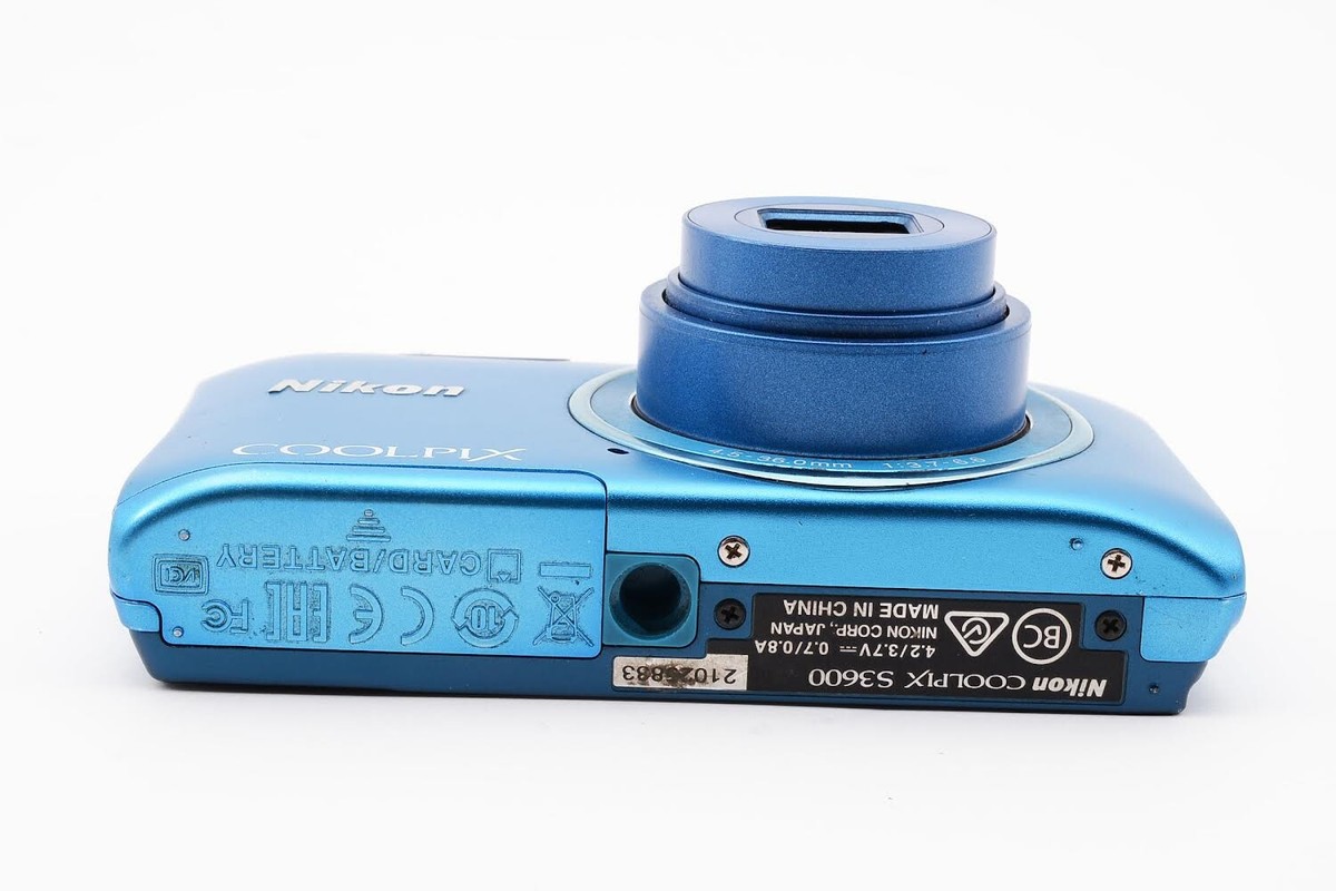 Nikon Cool pix Cool pix S3600 Blue | eBay