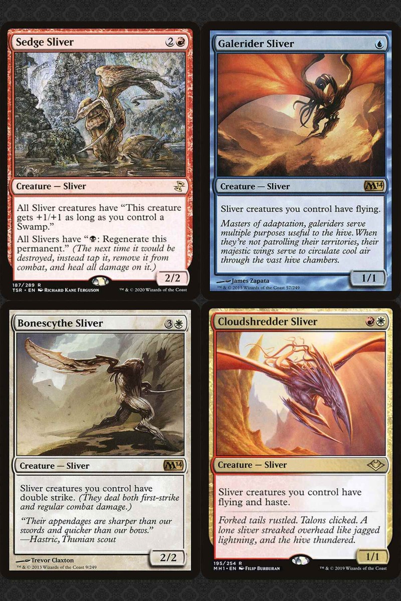 マジック：ザ・ギャザリング EDH Sliver set (35 Slivers) Sliver Gravemother SLIVERS Commander Deck Custom Magic Pre