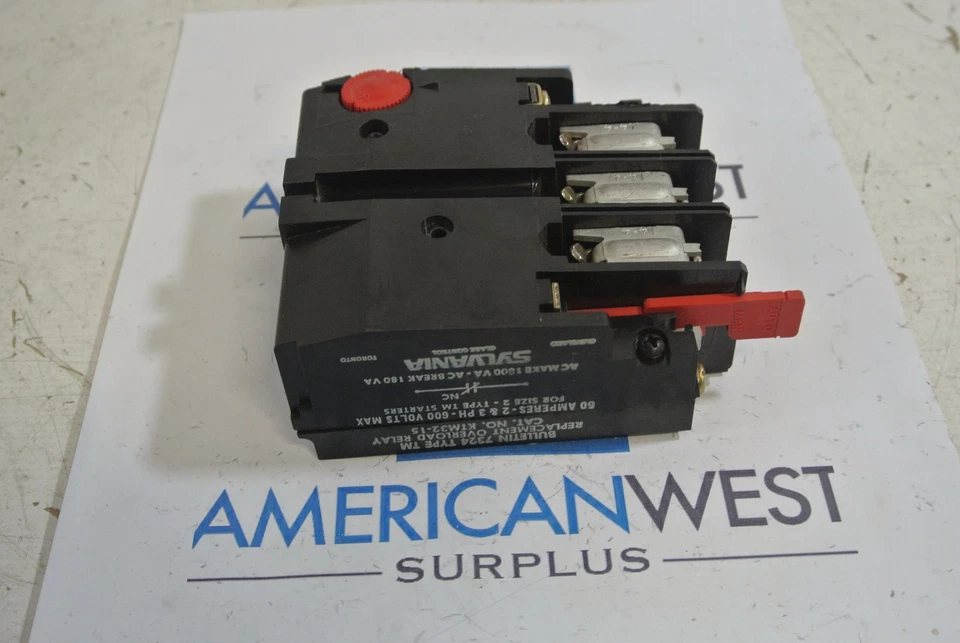 Joslyn Clark KTM31-15 OVERLOAD RELAY REPLACEMENT KIT Size 00-1- NEW IN BOX - Image 3 of 4