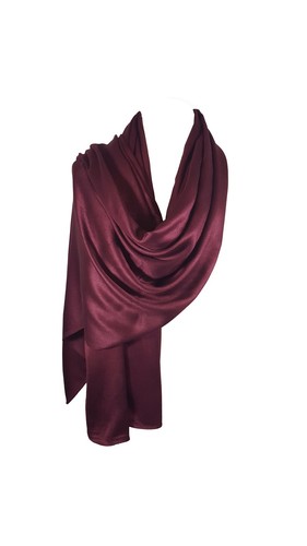 Luxuriously Smooth and Silky Large SATIN Shawl / Scarf / Wrap / Throw - Picture 18 of 31