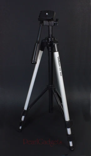 Camera Tripod - Velbon CX 300 Floor Standing Aluminum Camcorder Tripod 