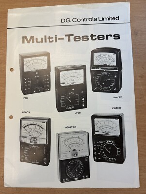 D.G. Steuerungen Multtester Prospekt