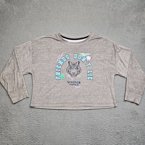 Stranger Things Sleepwear Youth Large Girls Long Sleeve Sweater Casual Soft - Picture 2 of 18