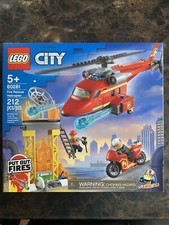 Lego City 60281 Fire Rescue Helicopter 212 Pcs NEW + Free Shipping