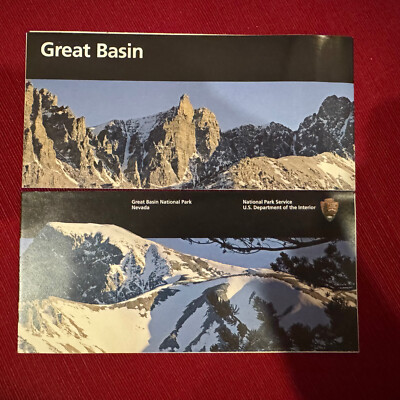 Great Basin National Park NPS unigrid brochure map guide Nevada
