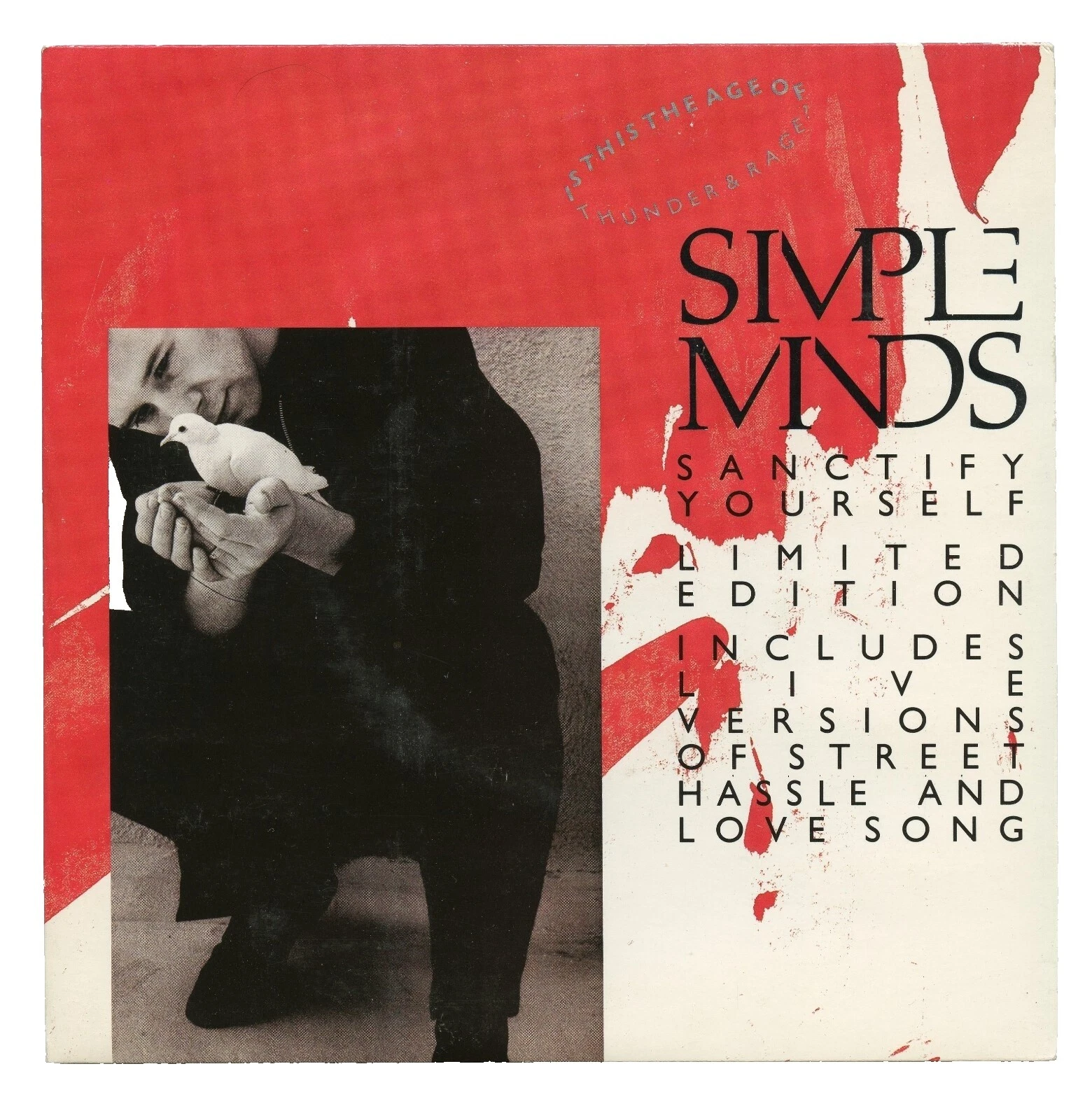 Simple Minds Vinyl Records Rock single