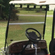 Golf Cart Folding Tinted Windshield Windscreen For 1994-2013 EZGO TXT & Medalist