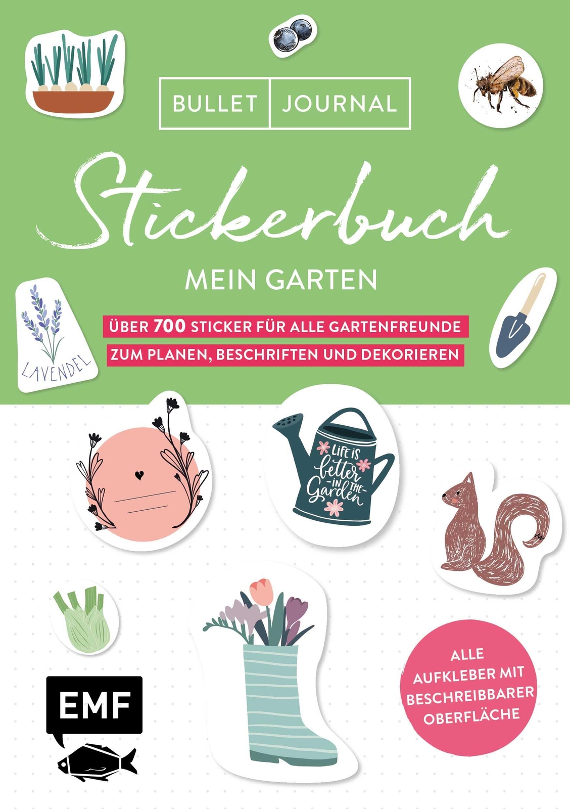 Bullet Journal - Stickrbuch Mein Garten: Über 700 Stickr Für Alle...