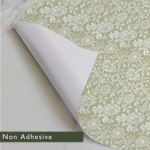 SAGE GREEN William Morris Wipe Clean & Unscented Drawer Liners - Picture 9 of 10