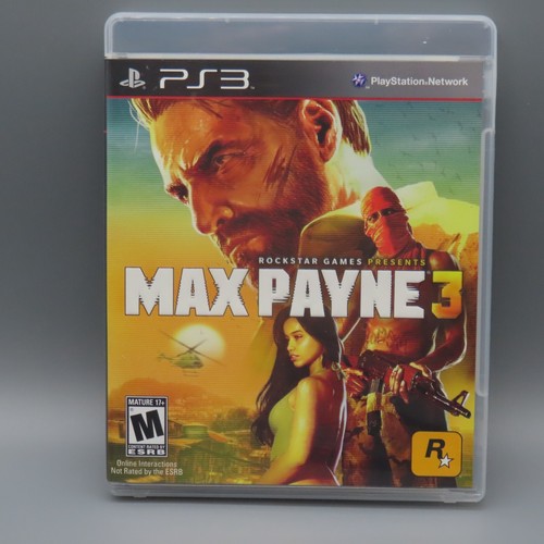 Max Payne 3 Sony PlayStation 3 PS3 Complete with Manual CIB Tested and Working