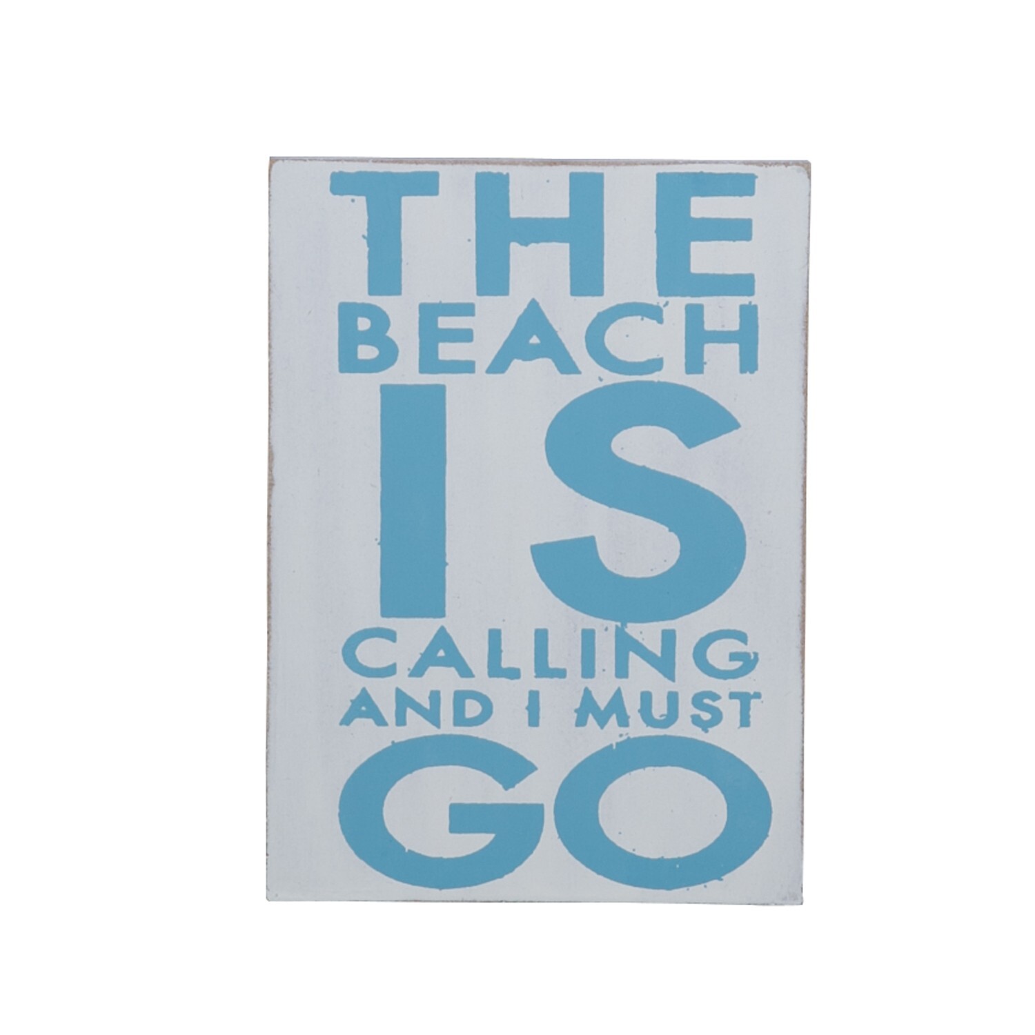 The Beach Is Calling Coastal Plaque Sign Wall Hanging Decor Decoration For The
