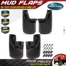 Set of 4 for Toyota Tacoma Splash Guards Mud Flaps 2005-2015 Front and Rear