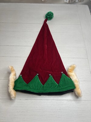 Elope Christmas Elf Hat With Ears Bells  