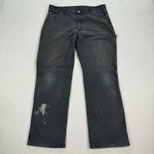 Dickies Pants Size 33x30 Grey Straight Leg Carpenter Utility Distressed Grunge