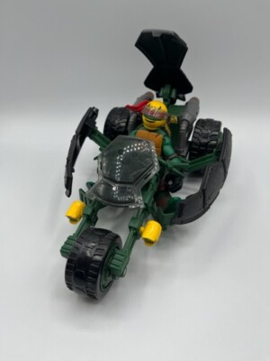 Teenage Mutant Ninja Turtles Actionfigur Raphael auf Trike Motorrad 2012 Viacom 