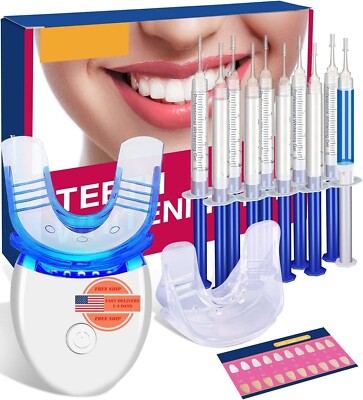 Kit de blanqueamiento de dientes con luz LED para dientes sensibles Nuevo 2023