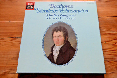 BEETHOVEN sämtl. Violinsonaten ZUKERMAN BARENBOIM 5 LP box