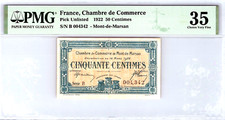 France 50 Centimes 1922 TOP POP   Unlisted  PMG 35 CVF