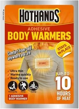 HOTHANDS Adhesive Body Warmer - up to 10 Hours of Heat - Air Activated (x5)