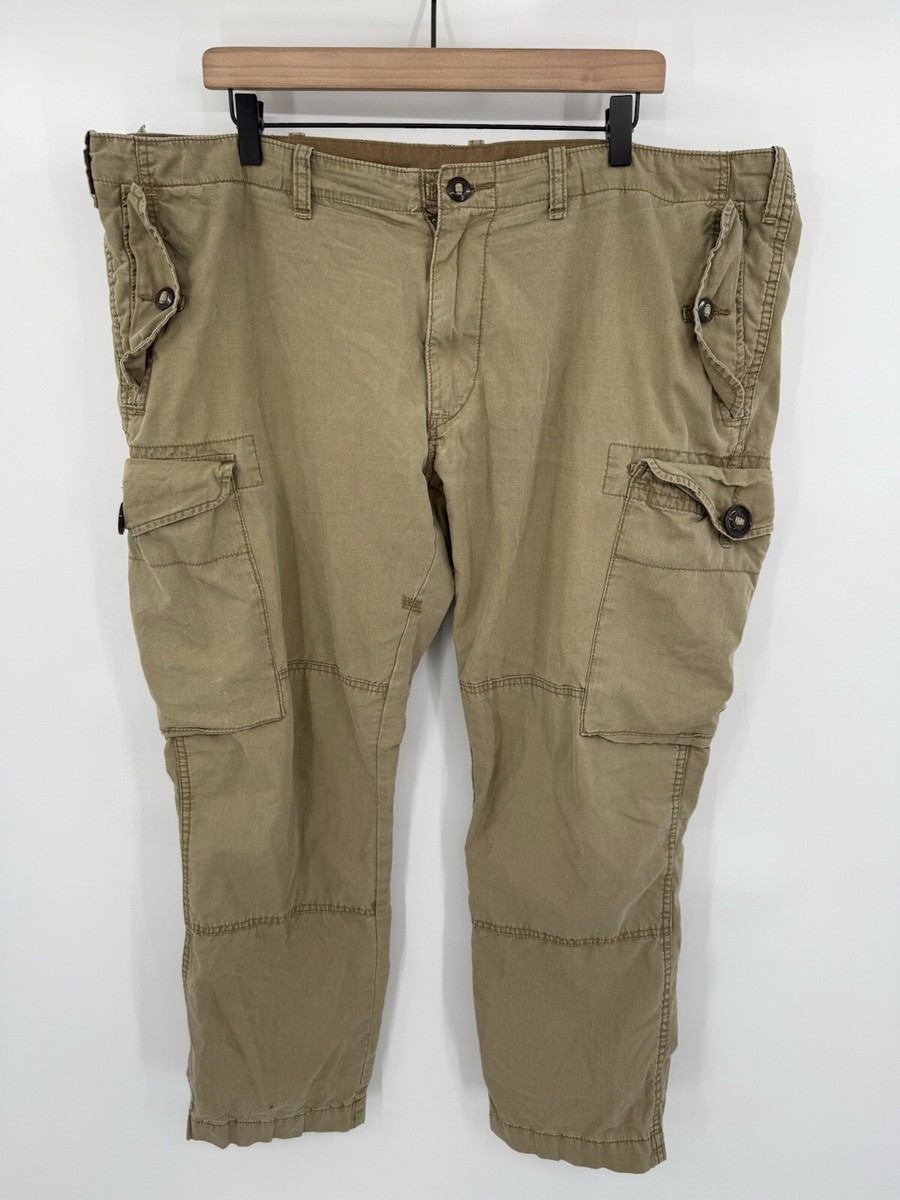 パンツ POLO JEANS COMPANY military cargo pants Vtg Polo Jeans Co Cargo Pants Mens 31x30 Khaki Patton