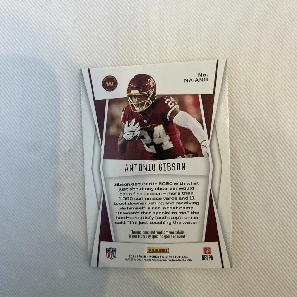 Alshon Jeffery And Antonio Gibson Jersey Cards - Image 4 of 4