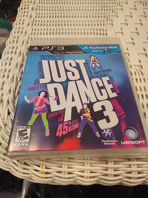 Just Dance 2017 (Sony PlayStation 3, 2011) Ubisoft Multiplayer Rhythm Video Game