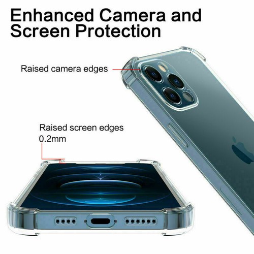 Premium Hülle für Apple iPhone 12 Pro MaxLiquid Silikon Case Kamera Linse Cover - Bild 16 von 27