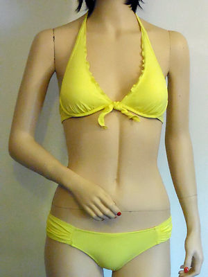 yellow bikini underwire