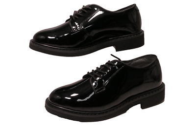 Rothco 5055 Uniform Hi-Gloss Oxford Dress Shoe Black Size  display picture 1