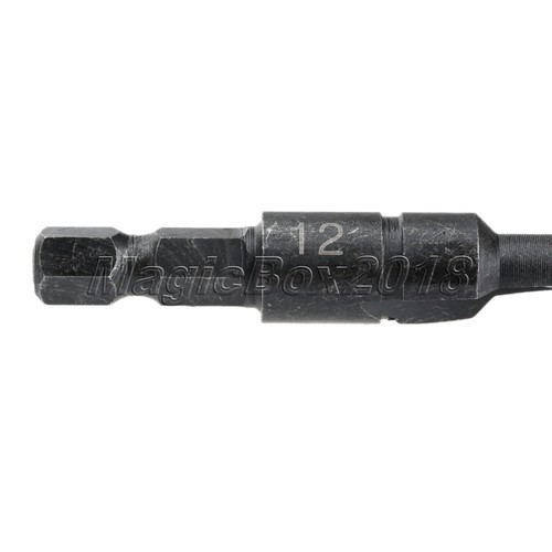 5x HSS Screw Countersink Drill Bits Set Hex Shank Wood Drilling #5 #6 #8 #10 #12 - Picture 11 of 12