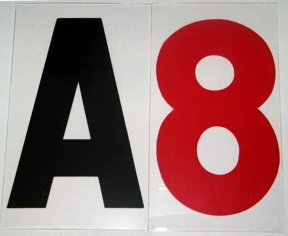 SIGN LETTER DEPOT New Changeable Rigid Sign Letters Set 8 inch on 9" Back