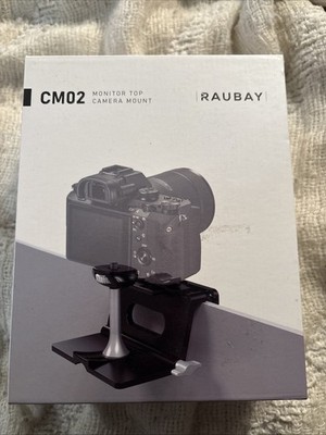 RAUBAY Monitor Camera Mount Stand CM02 Hanging Webcam Clamp 1/4'' Screw