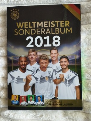 Weltmeister Sonderalbum 2018 offizielles DFB Sammelalbum Vollständig gefüllt