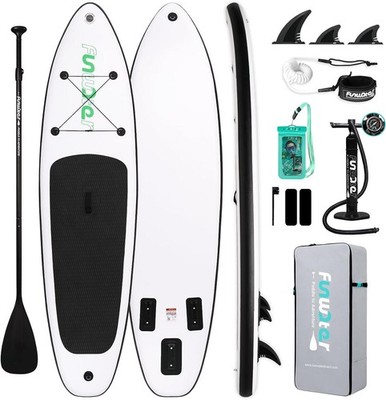 Inflatable Stand Up Paddle Board with Beginners SUP Accessories 10'6'' SUP