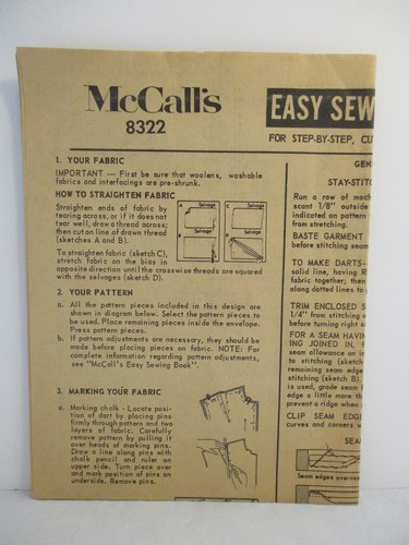 McCall's Pattern 8322 Toddler Girls Top Jellies (Shorts) Dress Size 2 Cut Vtg - Picture 11 of 14