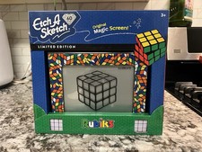 Etch A Sketch Limited Edition 60th Anniversary Rubiks Design Magic Screen NIB