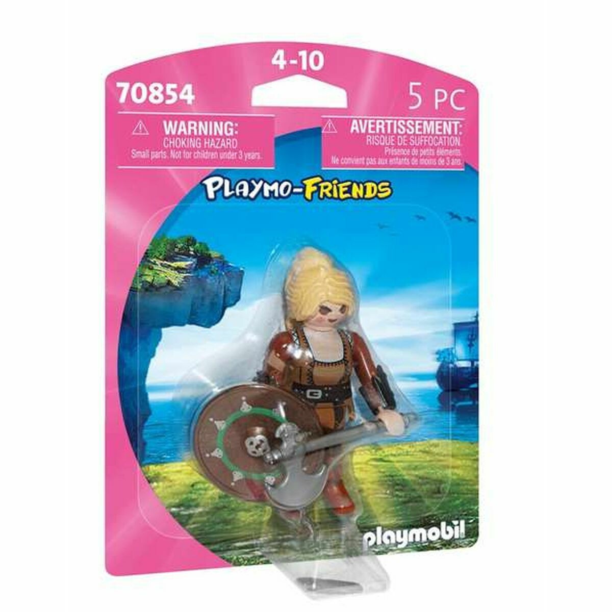Statuetta Articolata Playmobil Playmo-Friends 70854 Vichinga [5 pcs]