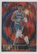 2020-21 Panini Select Select Numbers Red Prizm LaMelo Ball #1 02ez